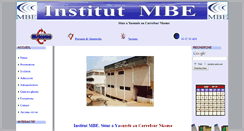 Desktop Screenshot of institut-mbe.net